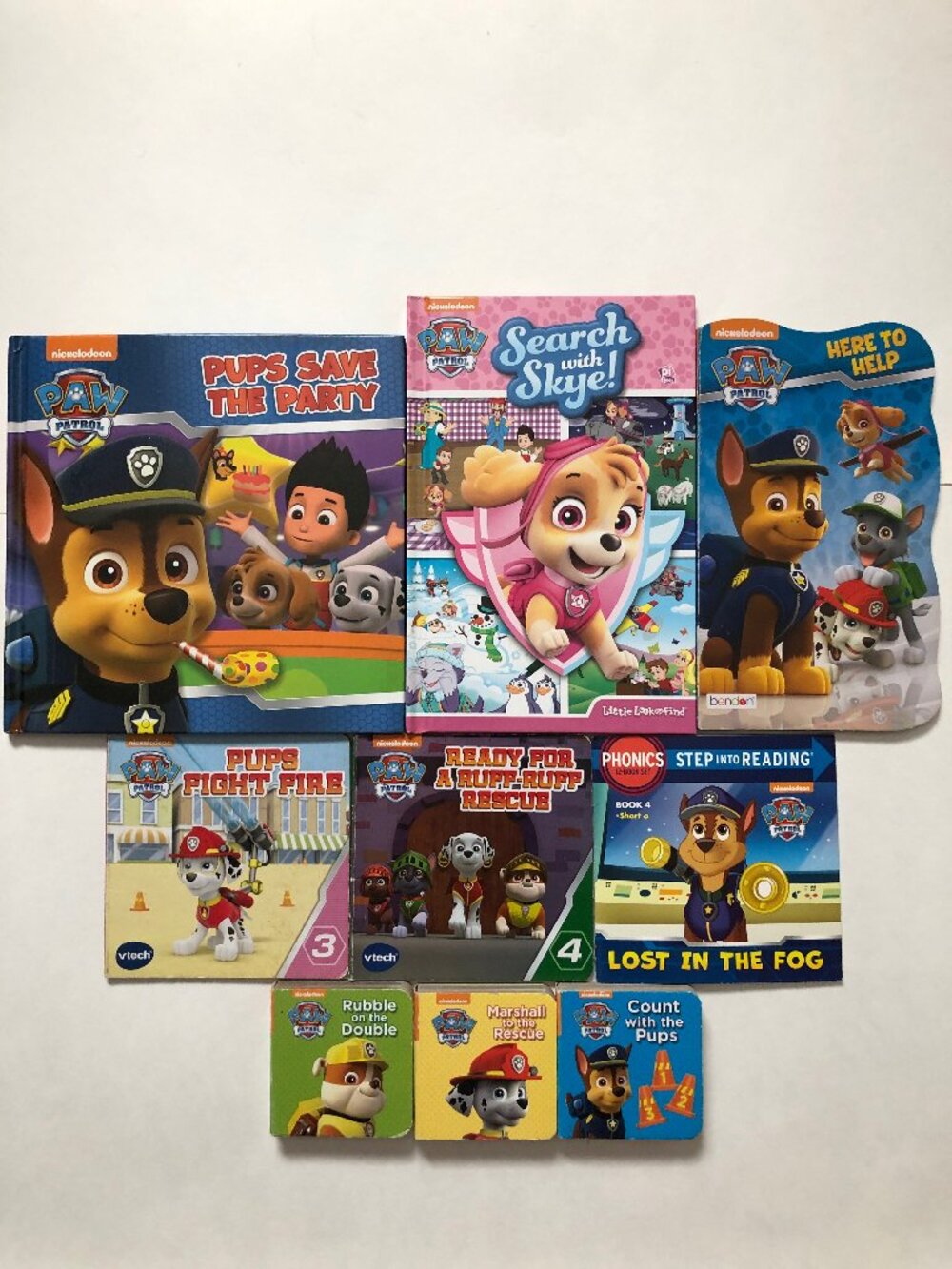 PAW Patrol Hardcover Board Book Books Nickelodeon Lot Of 9